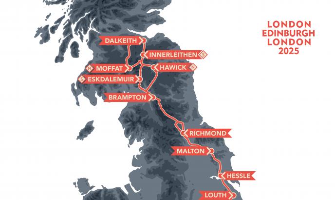 London Edinburgh London 2025: Route revealed!